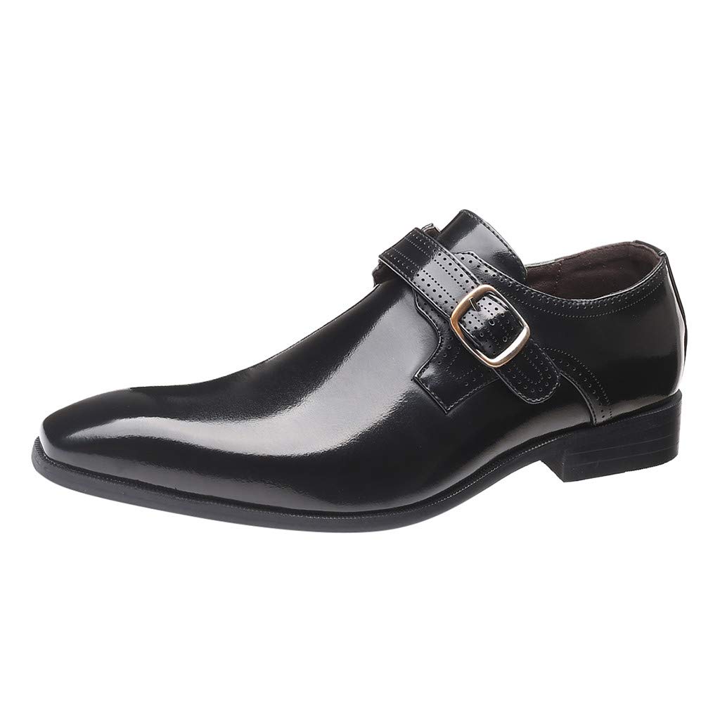IQYU Hochzeitsschuhe Klassischer FüR Herren,Bequem Weiche Sohle Rutschfest Loafer,Herren Freizeitschuhe Waterproof Flache Mode
