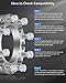 ECCPP 4PCS 8x170 Wheel Spacers 8 Lug 1.5 inch 8x170mm to 8x170mm 125mm fits for 1999-2002 for ford for F-250 Super Duty | for ford EXCURSION 1999-2002