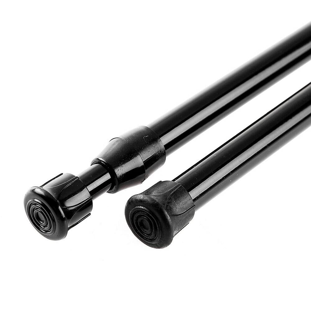 2 Aste Per Tende A Molla Regolabili YYWL&HP (130-200 Cm, Diametro 2,86 Cm) - Bianche, Per Finestre, Porte, Armadi, Doccia