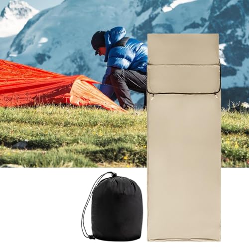 Doublure sac de couchage enveloppe compacte et portable voyage - 3