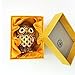 Waltz&F Hollow owl Trinket Box Hinged Hand-painted Figurine Collectible Ring Holder