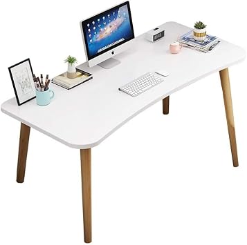 PC Desk Study Desk Home Work Wood Panel Computer Desk Home Study Office Desk Laptop Workstation Modern Computer Table Office Furniture