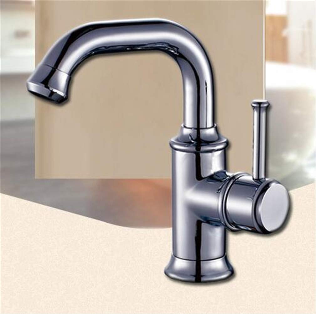 Grue de lavabo contemporaine en laiton pour rafraîchir la salle de bain