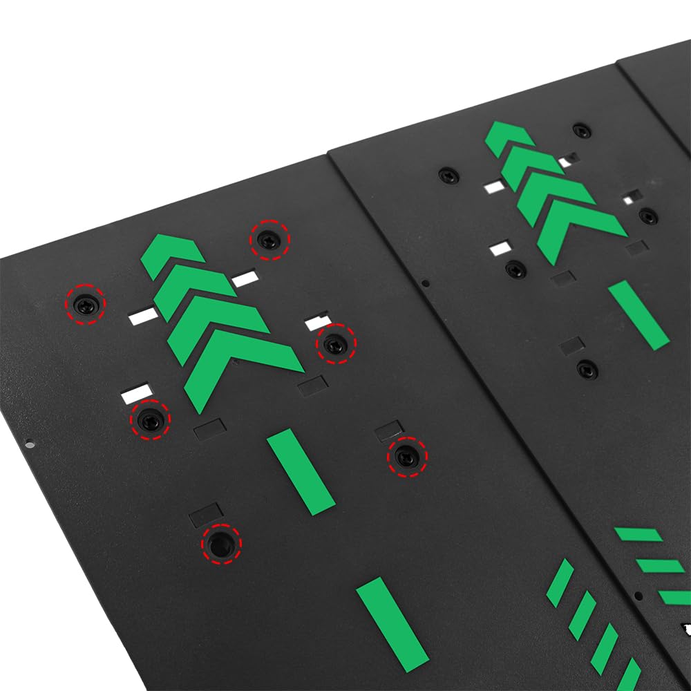 Rampas de coche para camión RC para saltar, portátiles, para ejercicios de salto y vuelo de coche de 1/14 1/16 1/18 1/24 1/30 y micro mini control remoto (negro)