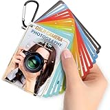 AJART Photography Cheat Sheet Book for Beginner - Sony Canon Nikon Leica Fuji Ricoh DSLR Camera Accessories - 4X3 Inch Photography Reference Card Includes Settings,Modes,Exposure,Aperture,Etc