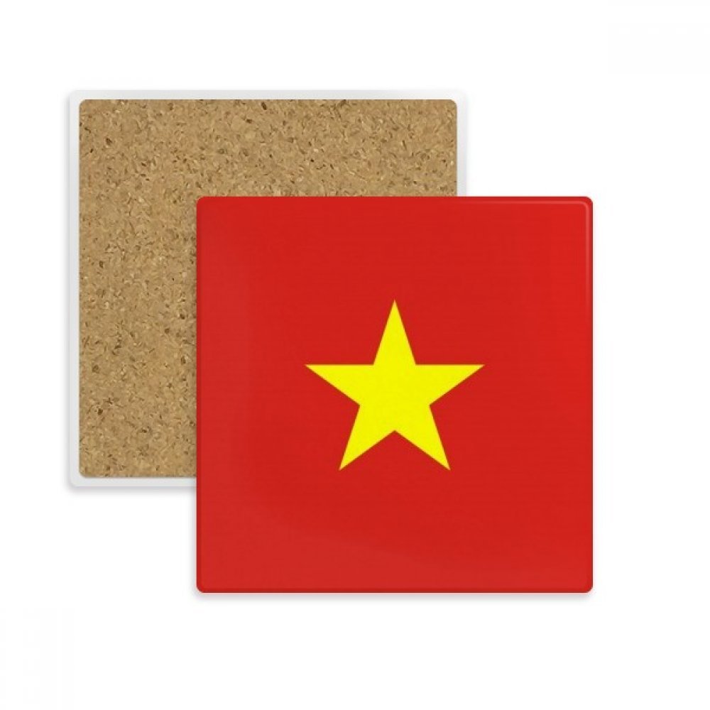 Cadeau Vietnam dessous de verre en pierre pour amateurs de voyage Asie