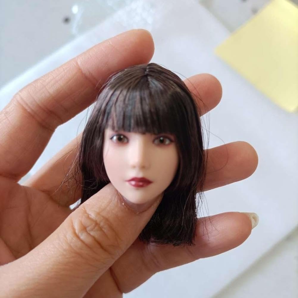 Amazon | 1/6スケール 女性 ヘッド スカルプト ビューティー ガール