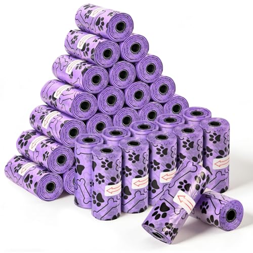 Withosent 600 Pièces Sac a Crottes Chien, 40 Rouleaux Sac a Caca pour Chien avec...