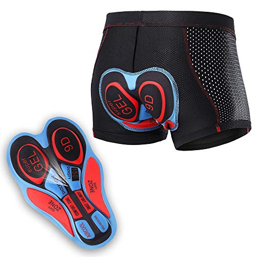 Calzas ciclistas para hombre con acolchado 3D gel miniatura 1