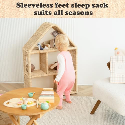 Image of Toddler Sleep Sack with Feet, 3-4T, 2-Pack