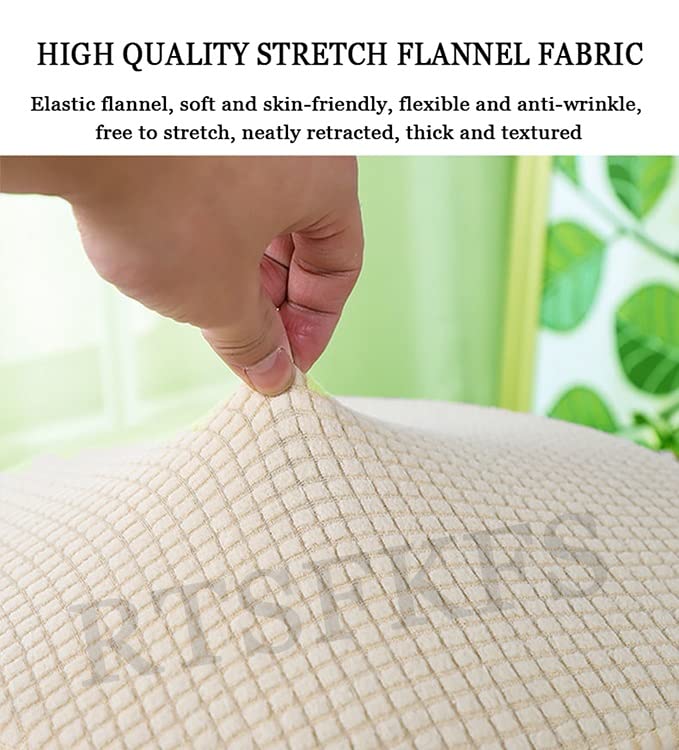 YHWW Housse De Ottomane Carrée/Rond Housse Pour Repose