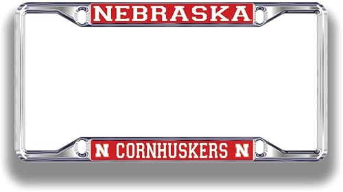 Vista 21 de Marco de matrícula de la NCAA plateado Alabama Crimson Tide Plata