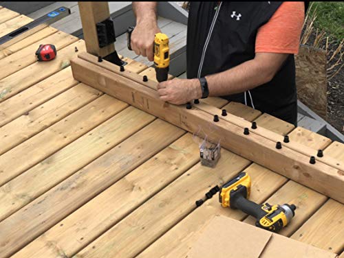 Fence & Deck Rite Baluster Connectors For ¾” Od Metal Balusters. Black Polypropylene. 50Pcs… #TOP4