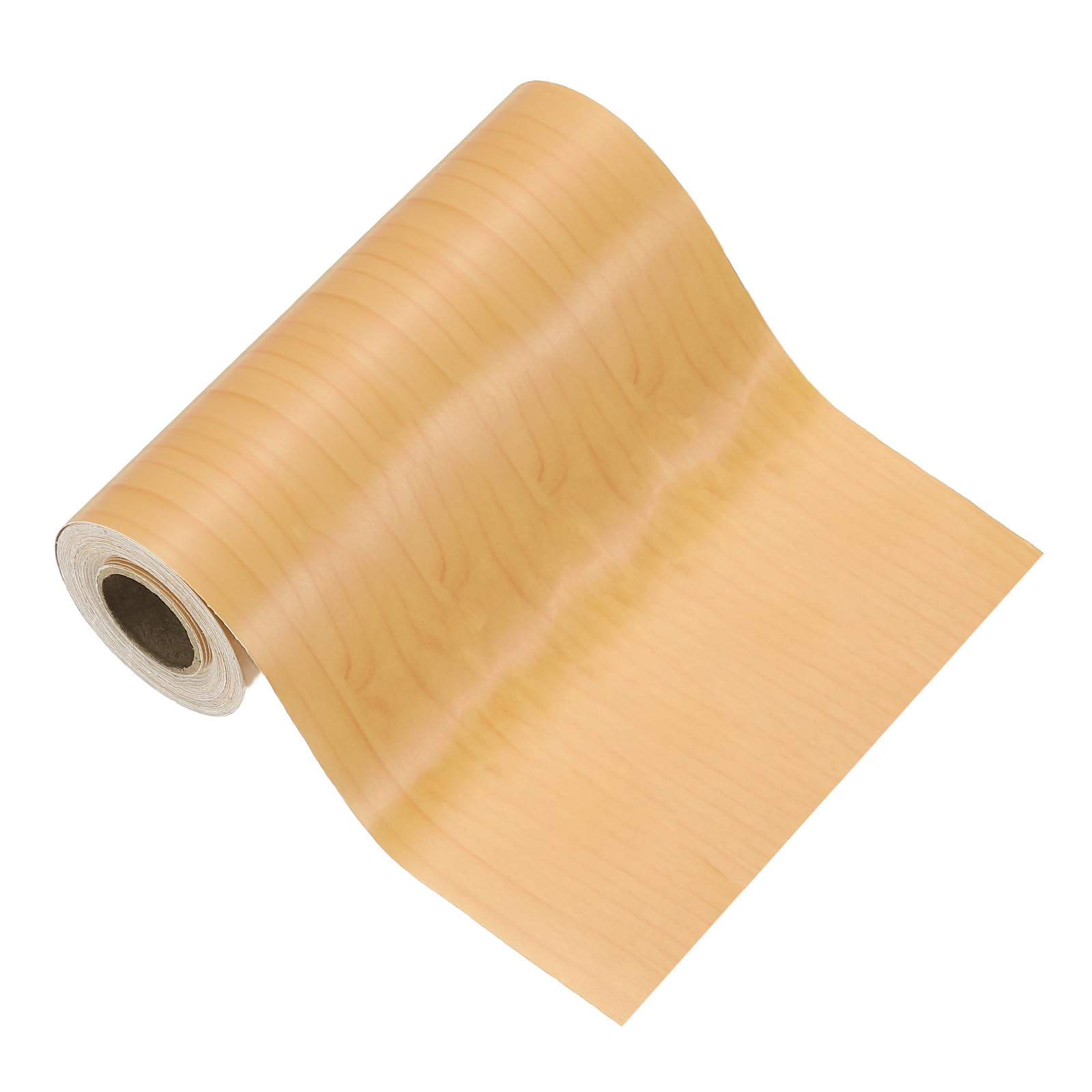 PATIKIL Wood Grain Tape 12cm x 10m, Self-Adhesive Wood Texture Repair Tape Realistic Wooden Effect Patch for Furniture Cabinets Floor Walls, Cherry