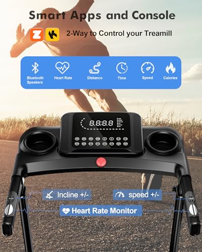 Folding Treadmill with Auto Incline