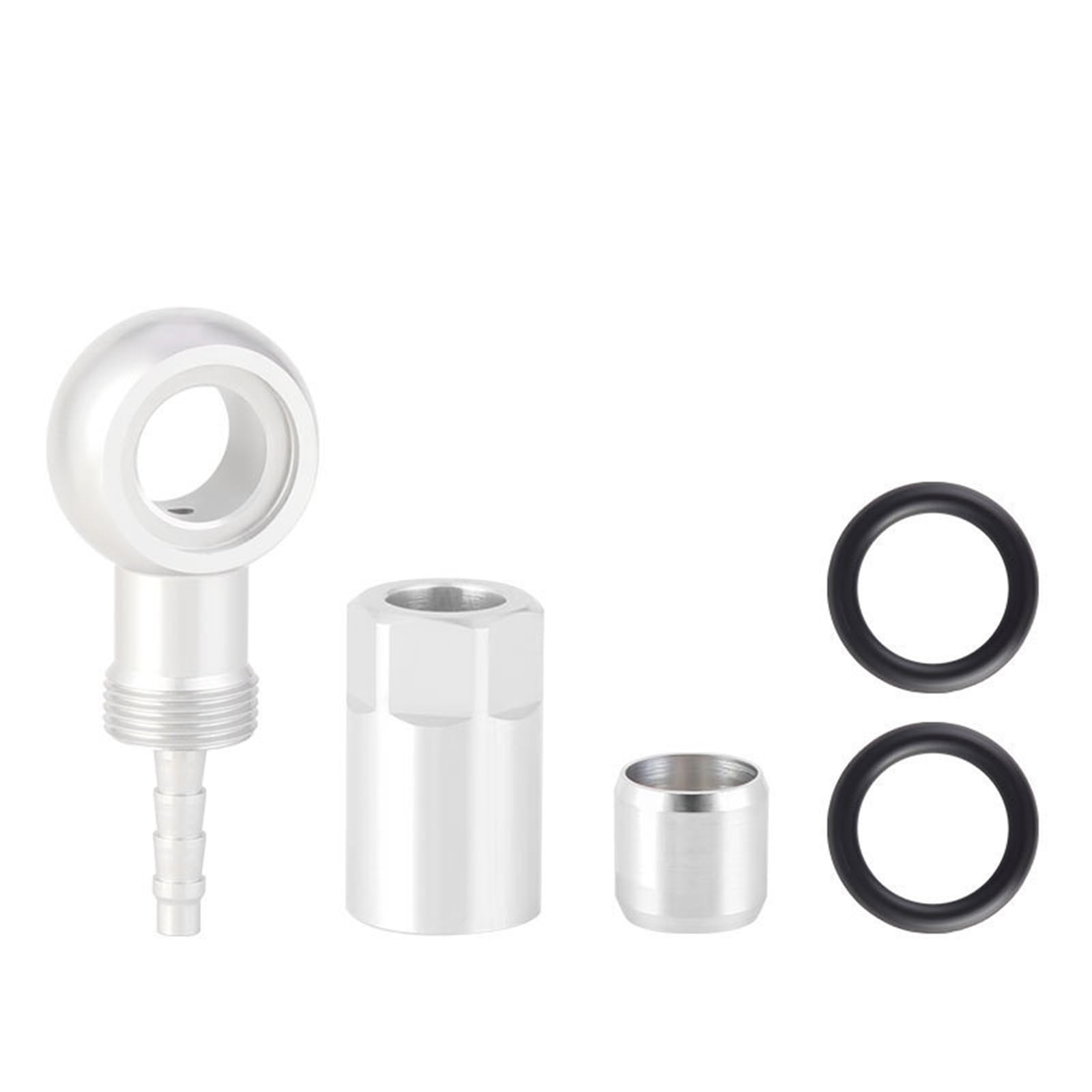 Conjunto de agulhas de óleo de freios para bicicletas, liga de alumínio usinado, linha