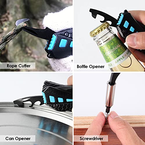 Winwild Multitool Pocket Knife With Pliers Screwdrivers Bottle Opener Safety Lock,Camping Knife For Survival Camping Fishing Hiking, Valentine's Day Gift For Men Women (Blue) #TOP5