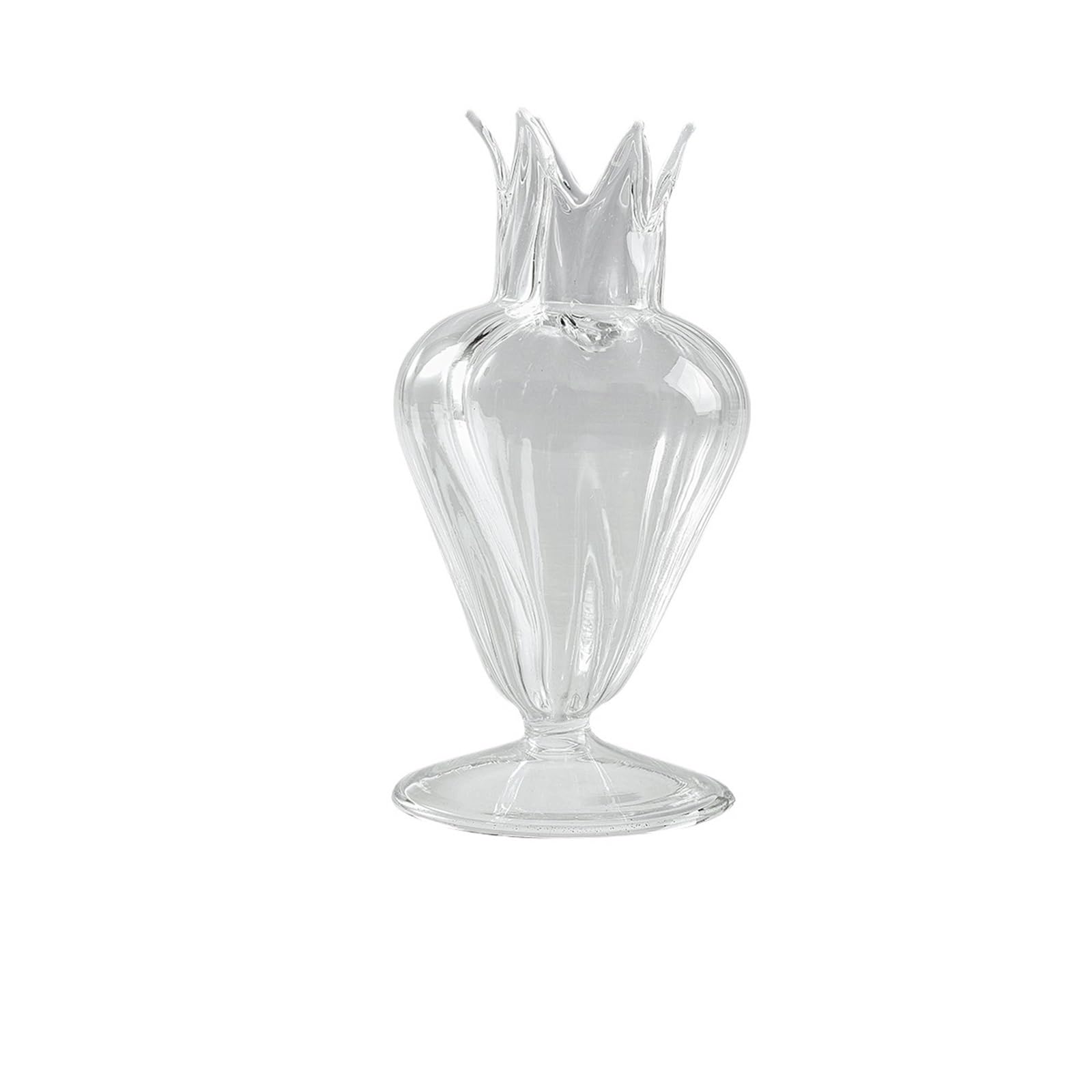 Vases for Flowers 1PC Flower Bracket-shaped Transparent Glass Vase, Desktop Floral Decoration For Placement