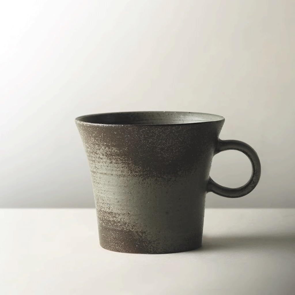 ENGENDER Tazas Cafe Taza Retro Hecha A Mano, De Café A, Té, Agua Cerámica, Loza Mug Cups(1)