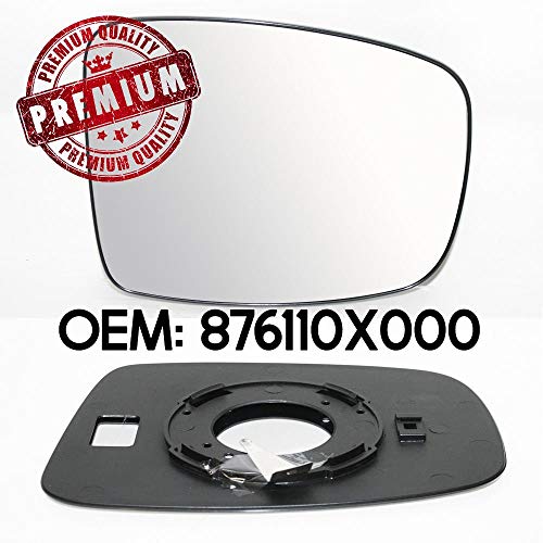 Miroir de rétroviseur droit pour i10 2008-2011 : réparez votre glace cassée facilement