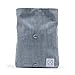 sober® | Denim Kulturbeutel | Große Kulturtasche zum Aufhängen aus hellem Jeans Stoff handgefertigt in Berlin| Kosmetiktasche aus Upcycling Konzept für die Reise | Waschbar bei 30 Grad | Vegan