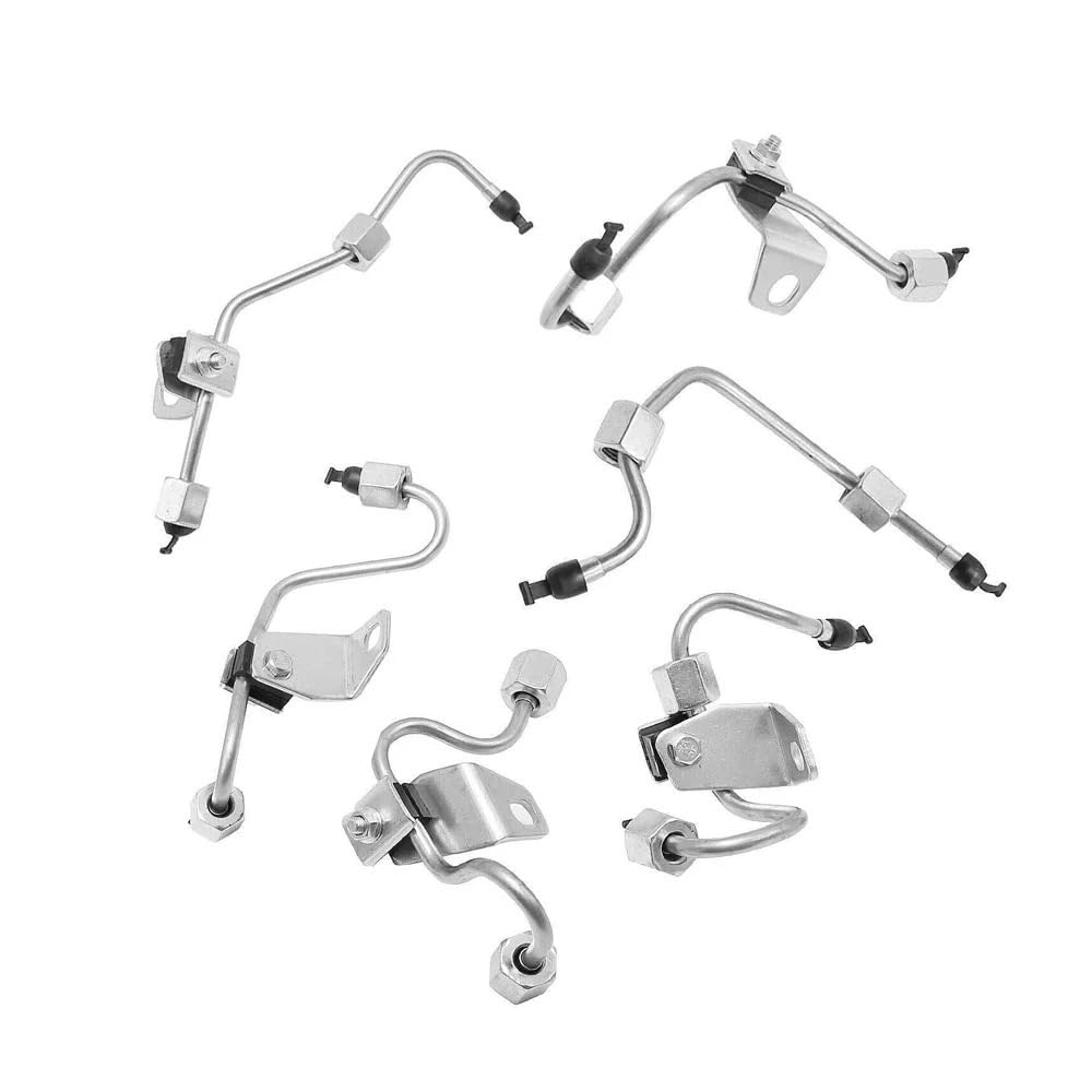 Zhuunoz One Color 5086871Aa-6 Fuel Injector Lines Set 904-322 For Cummins For Dodge For Ram 2003-2009 5.9L Diesel Engine 5086872 5086876Ad