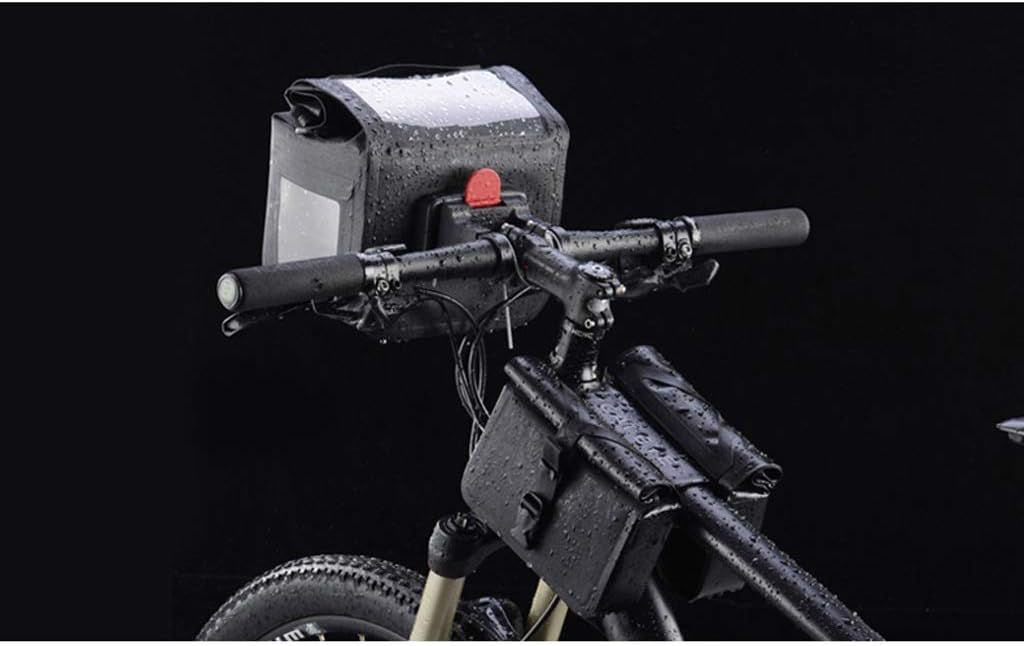 Bike Front e Bag Universal Bicycle Motorcycle Handlebar Bag Top Tube Bike Bag with 360° Rotation Cell Phone Holder