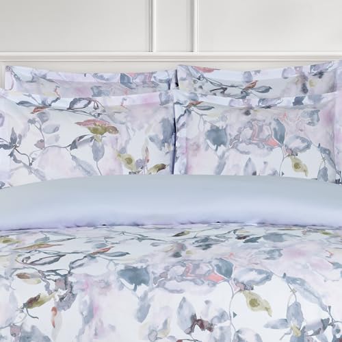Majestic Giftware Madison Linen 8 Pcs 48" Full Size Duvet Bedding Set (BL510-48F) | Easy Care - Lavander Loom 400 TC 100% Cotton Sateen |2 Fitted Sheets, 2 Duvets, 4 Pillowcases - Noble Collection