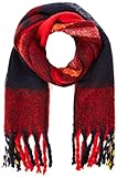 Langer Strickschal PIECES Damen PCELLIE Long Scarf NOOS Schal, Rot (Racing Red Racing Red), (Herstellergröße: One Size)