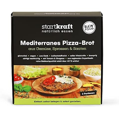STARTKRAFT Mediterranes Pizza Brot - 120g Packung Cover