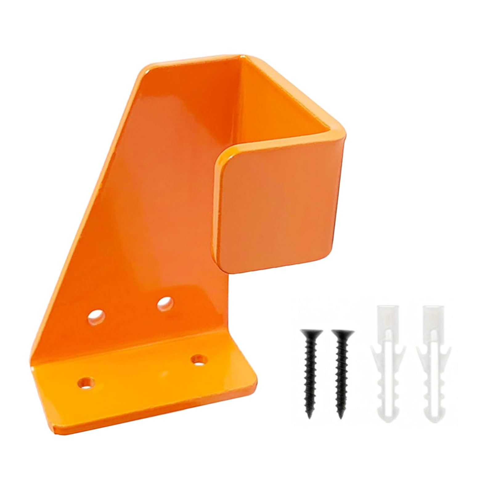 Geavonyg Orange1 Color Duty Wall Mounted Chainsaw Hanger Feature Sturdy Iron Construction For Secure Tool Storage In Workshops And Garages Garage Hanger