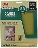 3M SandBlaster 28080 - Papel de lija grueso P80 (230 x 280 mm, 8 pliegos)