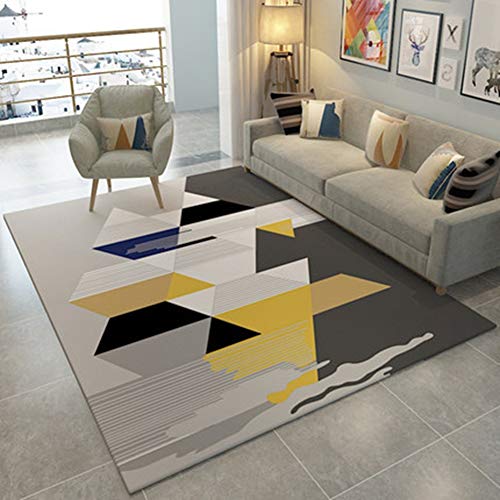 Diseño Geométrico De Habitaciones Milán Mostaza Amarillo Gris Beige
