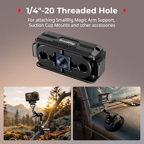 Image of SMALLRIG Magnetic Dual-Mount Adapter for DJI Osmo Action 6 /Osmo Nano- 5890
