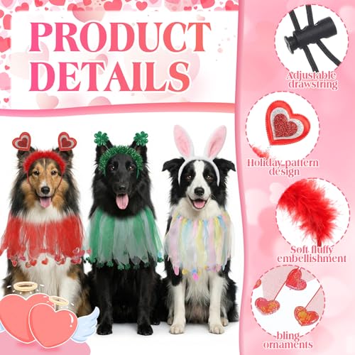 Set de 3 disfraces para perro días festivos miniatura 3
