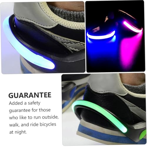 Clip Chaussure LED sécurité évite les risques en marche nocturne - 4