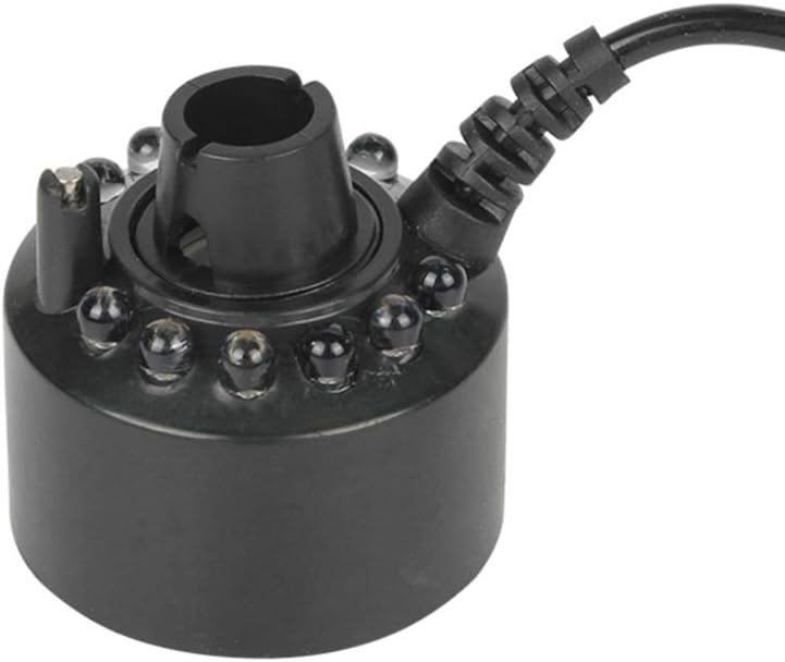 Balacoo LED Mist Maker Mini Mister Fogger Water Fountain Pond Fog Machine Atomizer Air Humidifier for Water Fountain Pond Rockery Vase Birdbath Decor : Home & Kitchen