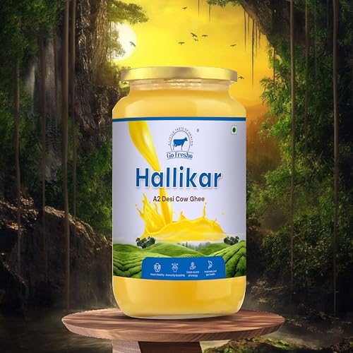 Image of Go Fresho A2 Desi Hallikar Cow Ghee | Pure, Natural and Healthy (500 ml)