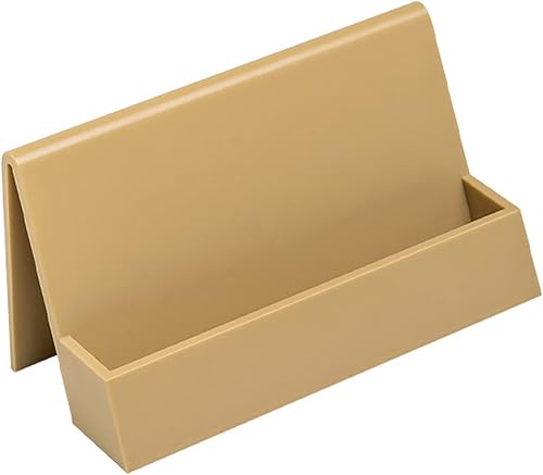 Hilsayum Soporte para tarjetas de visita, organizador vertical de tarjetas, organizador de escritorio, suministros de oficina para mesa, espacio de