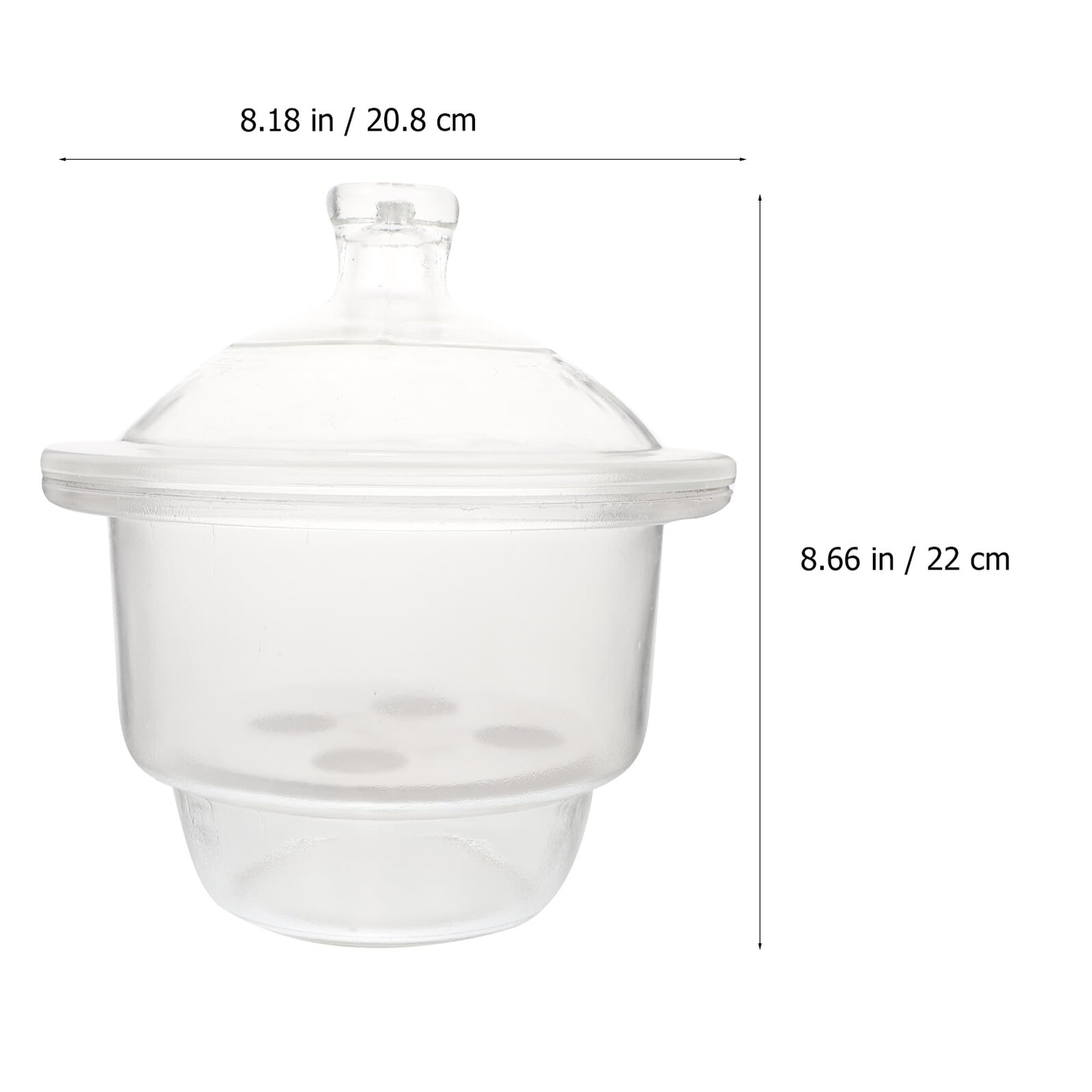 Mipcase 1 Botella Desecadora de Laboratorio Desecador de Vidrio para Laboratorio Superficie Lisa y Diseño Práctico para Uso en Escuelas y Científicos