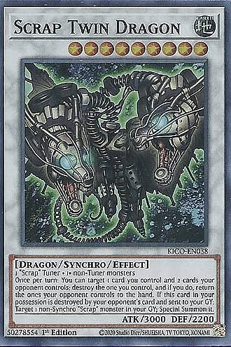 Amazon.co.jp: 遊戯王 KICO-EN038 スクラップ・ツイン・ドラゴン Scrap