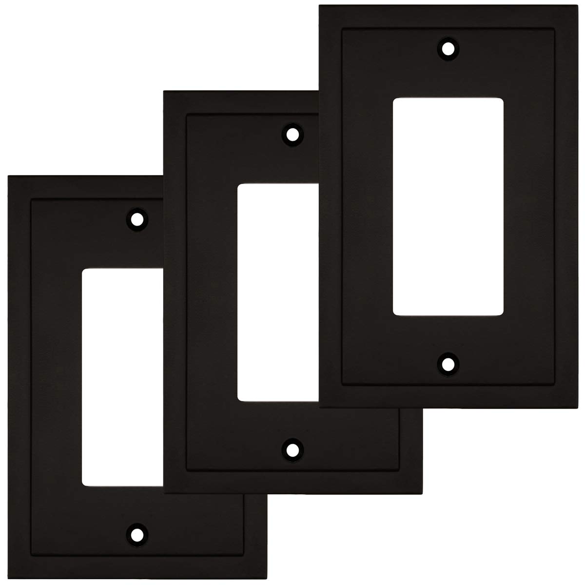 Modern White Wall Plates - Decorative Switch & Outlet Covers -23