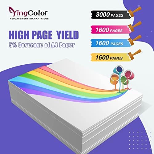 YINGCOLOR LC3219XL LC3217 Ink Cartridges for Brother 3219XL LC3219 LC3217 Cyan Magenta Yellow Ink Cartridges for Brother MFC-J6930DW MfC-j5330dw MfC-j6530dw MfC-j5335dw MfC-j5330dw (3 Pack)