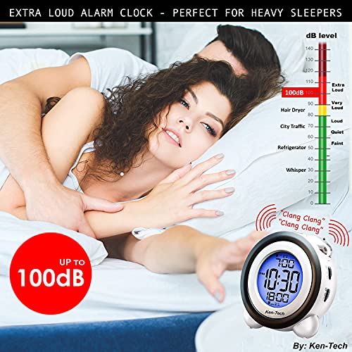 Sonnet SONNET-T-4689 Twin Bell Digital Alarm Clock thumb #1