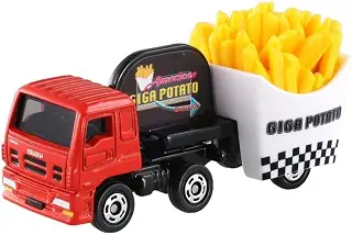 タカラトミー(TAKARA TOMY) 『 トミカ No.55 いすゞ ギガ フライドポテトカー(箱) 』 ミニカー 車 おもちゃ 3歳以上 箱入り 玩具安全基準合格 STマーク認証 TOMICA