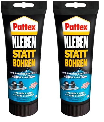 Pattex Montagekleber Kraftweg Wasserdicht für Innenausbau (340g)