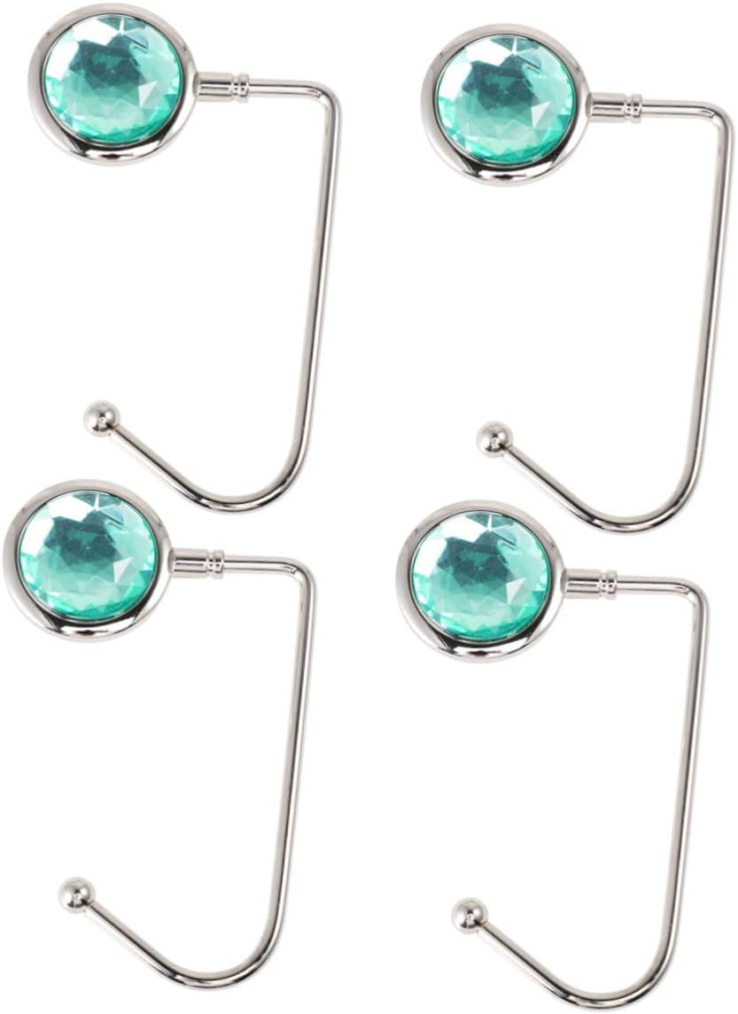 4pcs Handbag Hooks Backpack Hanger Desk Pouch Holders Portable Purse Hangers Zinc Alloy Hooks