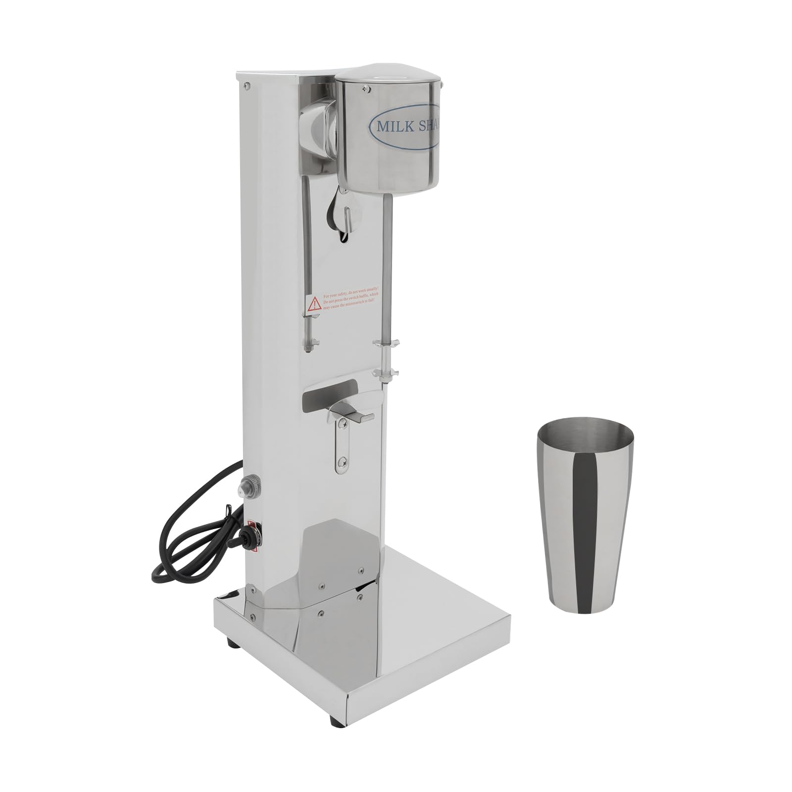 Standmixer - Milchshaker Mixer - 180W 2 Gang elektrischer Eiweiß Shaker - 650 ml Becher - Shaker elektrisch 18000U/min zur Herstellung von Milchtee, Milchshakes, Kaffee