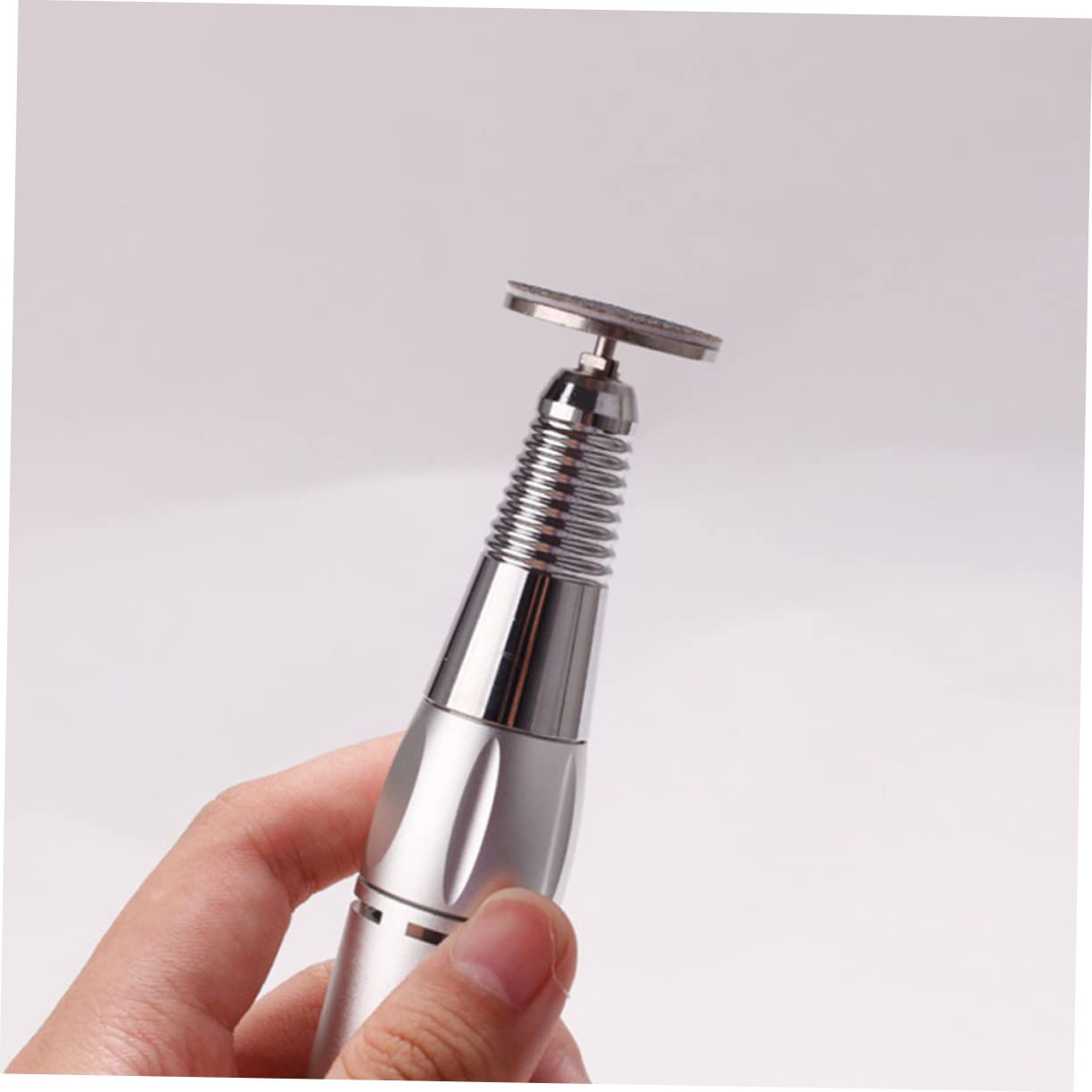 minkissy 5 Pezzi1 Macchina Per Unghie Filo Di Carta Disco Di Carta Vetrata Di Ricambio Strumento Di Rimozione Levigatrice Platorelli Rotondi Esfoliante Macinazione Vulcanica Disco Abrasivo