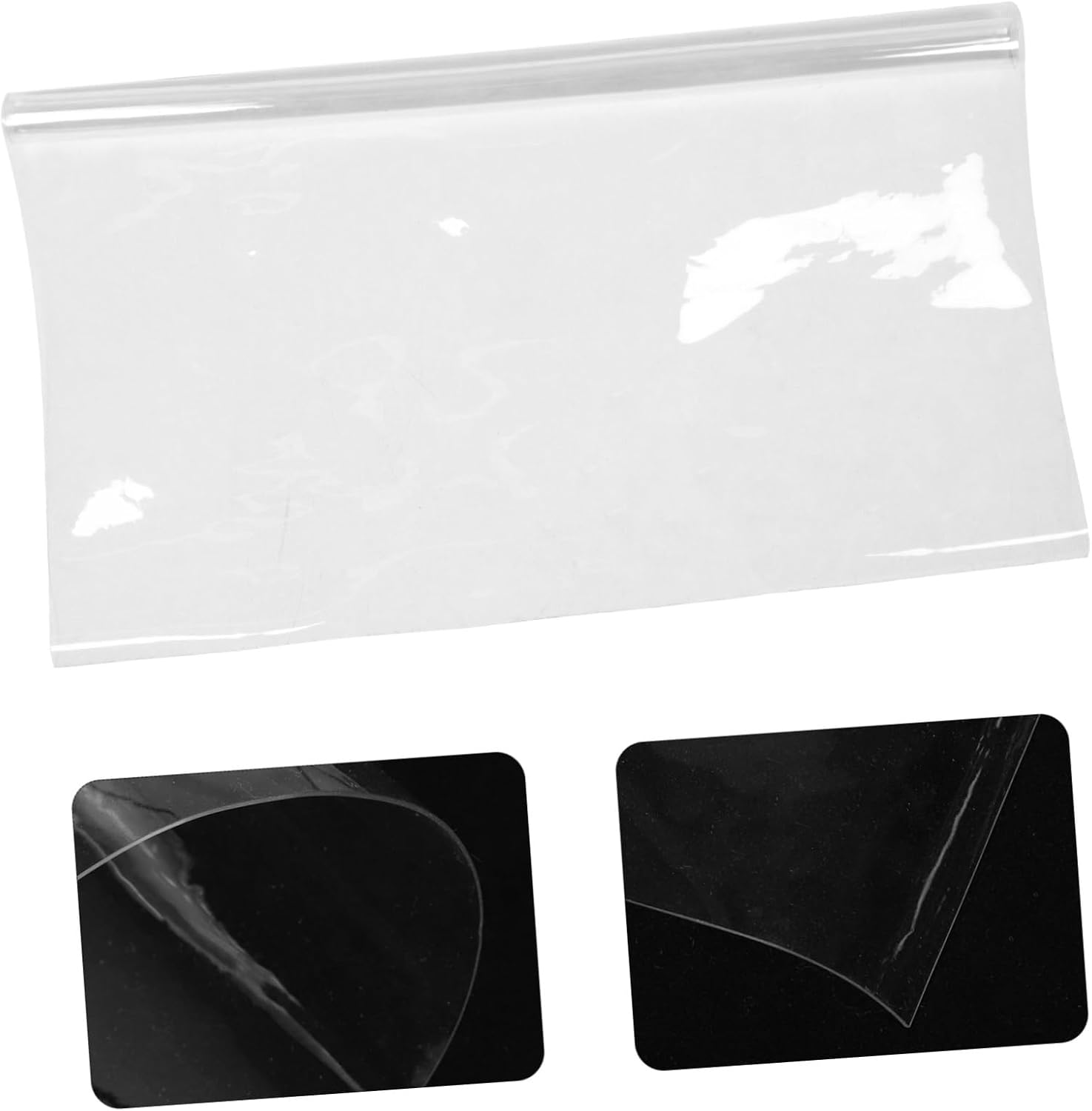 Clear Plastic Salon Chair Cover Protector Hair Washing Equipment Mat Reinforced Design for Shampoo Beds Spa Chairs Easy to Clean